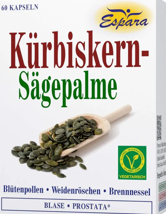 Kürbiskern Sägepalme 60 Kapseln