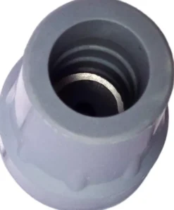 Krückenkapsel 22mm Grau Stahleinlage Für Achselkrücken