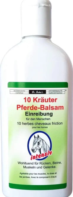 10 Kräuter Pferdebalsam Einreibung Intensiv