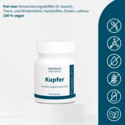 Kupfer Kapseln 90 Stück