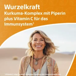 Kurkuma 95 % + Curcumin + Piperin + Vitamin C Vegan 120 Kapseln
