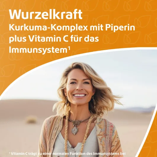 Kurkuma 95 % + Curcumin + Piperin + Vitamin C Vegan 120 Kapseln