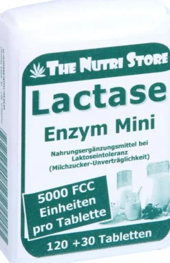 Lactase 5.000 Fcc Enzym Mini Tabletten im Dosierspender