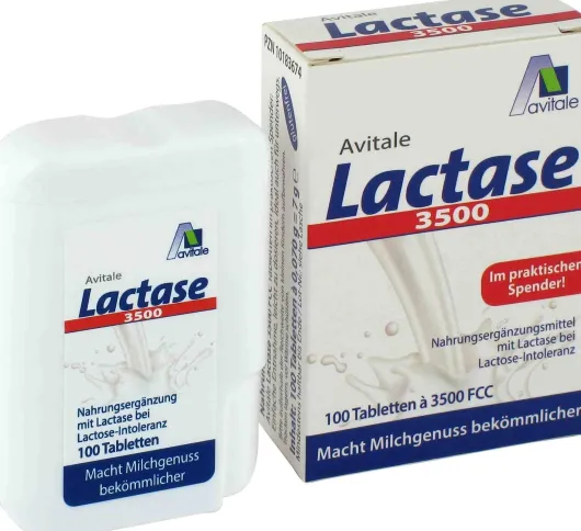 LACTASE 3.500 FCC 100 Tabletten im Klickspender