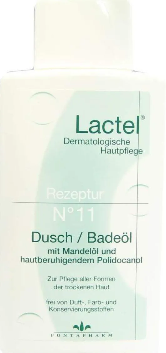 Lactel Nr.11 Dusch- Badeöl Mit Mandelöl 250ml
