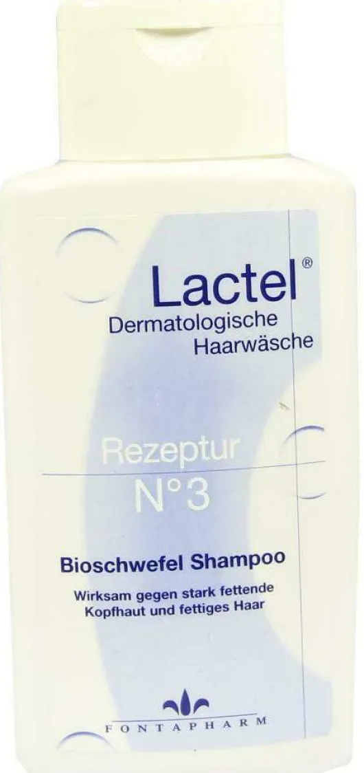 Lactel Nr.3 Gegen Stark Fettende Kopfhaut 200 ml Shampoo