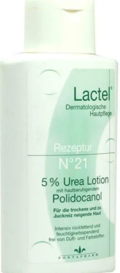 Lactel Nr.21 5 % Urea P 250 ml Lotion Mit Polidocanol