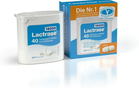 Lactrase 18.000 Fcc im Spender 40 Tabletten