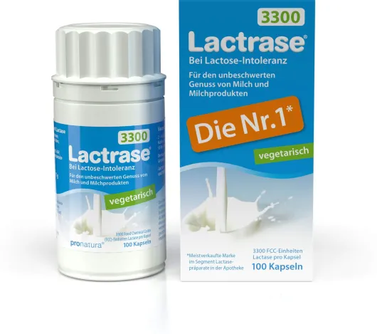 Lactrase Vegetarisch 3.300 100 Kapseln