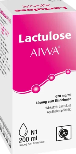 Lactulose Aiwa 670 mg Je ml Lösung zum Einnehmen 200 ml