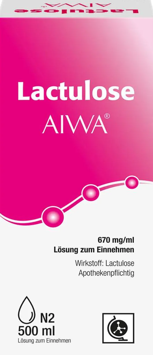 Lactulose Aiwa 670 mg Pro ml Lösung zum Einnehmen 500 ml