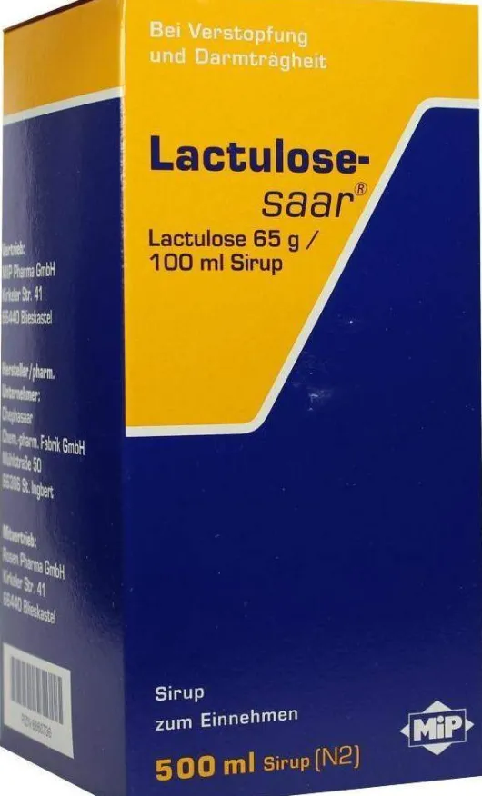 Lactulose-Saar Sirup 500 ml Sirup