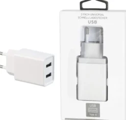 Ladeadapter mit 2 USB Ports,10 Watt