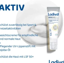 Ladival Aktiv Sonnenschutz Creme & Stift LSF 50+ 30 ml