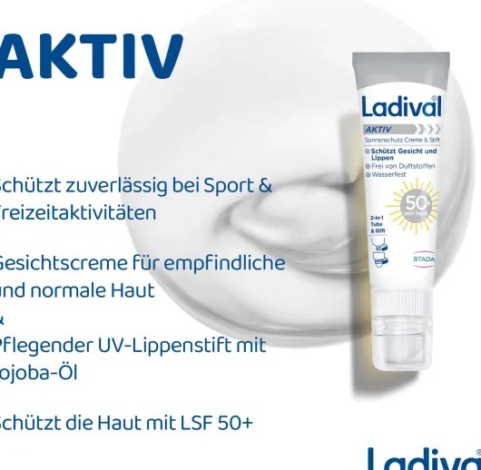 Ladival Aktiv Sonnenschutz Creme & Stift LSF 50+ 30 ml