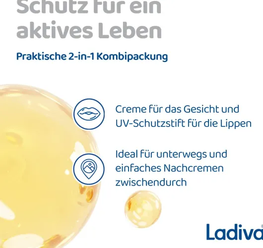 Ladival Aktiv Sonnenschutz Creme & Stift LSF 50+ 30 ml