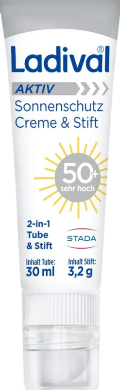 Ladival Aktiv Sonnenschutz Creme & Stift LSF 50+ 30 ml