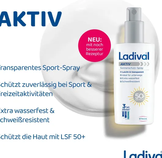 Ladival Aktiv Sonnenschutz-Spray LSF 50+ 150 ml