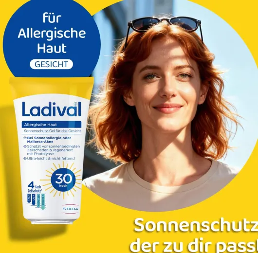 Ladival allergische Haut Sonnenschutz-Gel Gesicht LSF 30 50 ml