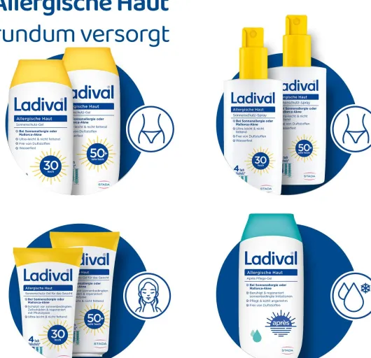 Ladival allergische Haut Sonnenschutz-Gel Gesicht LSF 50+ 50 ml