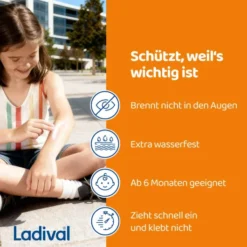Ladival empfindliche Kinderhaut Milch LSF 50+ 200 ml