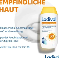 Ladival empfindliche + normale Haut Sonnenschutz LSF 30 200 ml