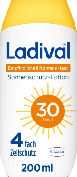 Ladival empfindliche + normale Haut Sonnenschutz LSF 30 200 ml