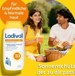 Ladival empfindliche + normale Haut Sonnenschutz LSF 30 200 ml