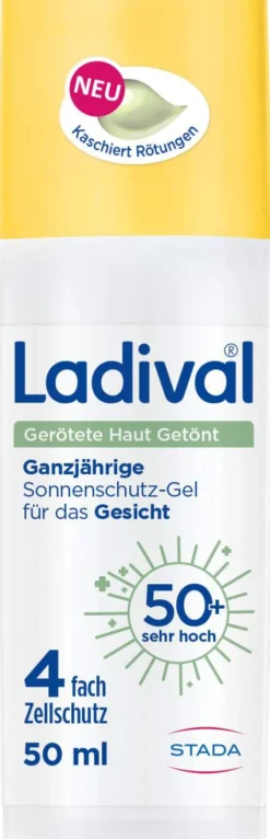 Ladival Gerötete Haut Sonnenschutz-Gel getönt LSF 50+ 50 ml