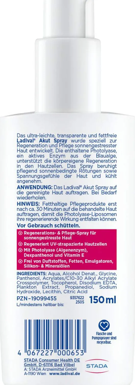 Ladival sonnengestresste Haut Akut Spray 150 ml