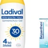 Ladival Sonnenschutz Gel Allergische Haut LSF 30 200 ml Gel + Bepanthen 75 ml kühlendes Schaumspray