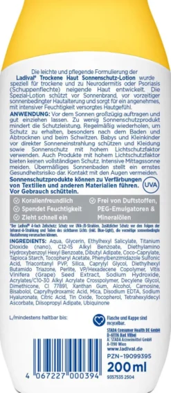 Ladival trockene Haut Sonnenschutz LSF 30 200 ml