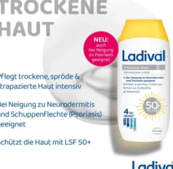 Ladival trockene Haut Sonnenschutz-Lotion LSF 50+ 200 ml