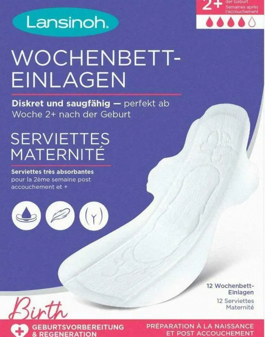 Lansinoh Wochenbett-Einlagen 2+ Wochen Nach Geburt 12 Stück