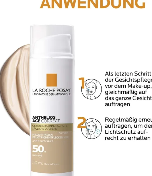 La Roche Posay Anthelios Age Correct getönt LSF 50 50 ml Creme