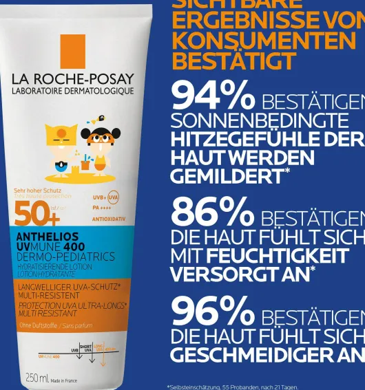 La Roche Posay Anthelios Dermo-Kids Hydratisierende Milch UVMune 400 LSF50 250 ml