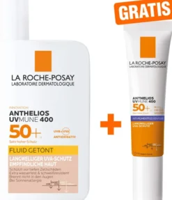La Roche Posay Anthelios Invisible Fluid Getönt UVMune 400 LSF 50+ 50 ml + gratis La Roche Posay Anti-Pigment 15 ml
