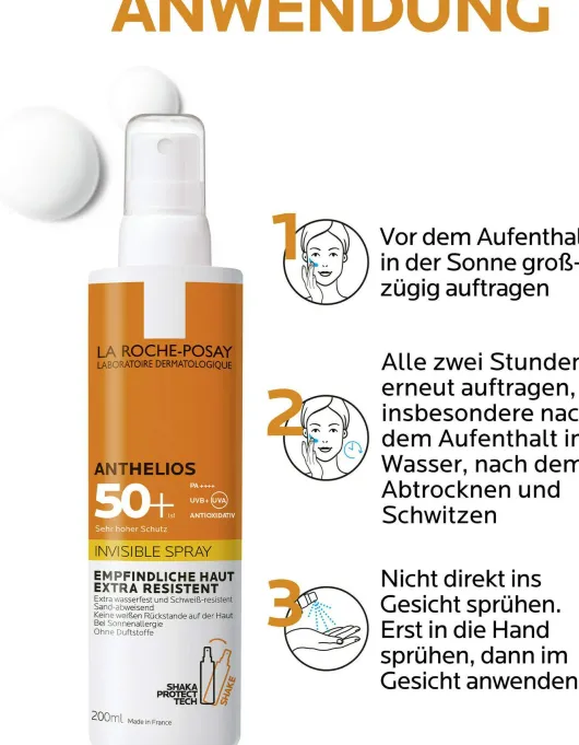 La Roche Posay Anthelios Invisible Spray LSF 50+ ohne Parfum 200 ml