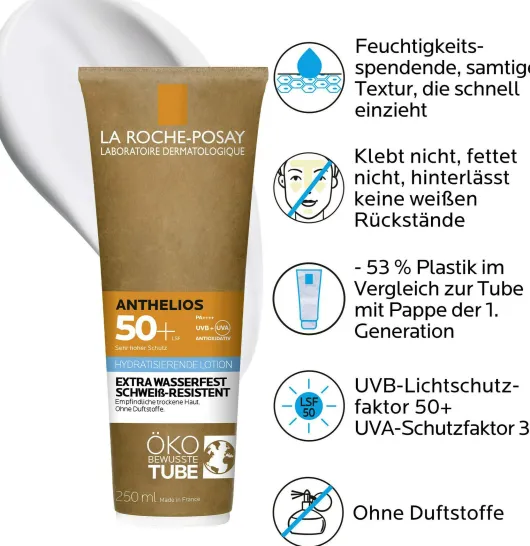 La Roche Posay Anthelios Milch LSF 50+ Papp-Tube 250 ml