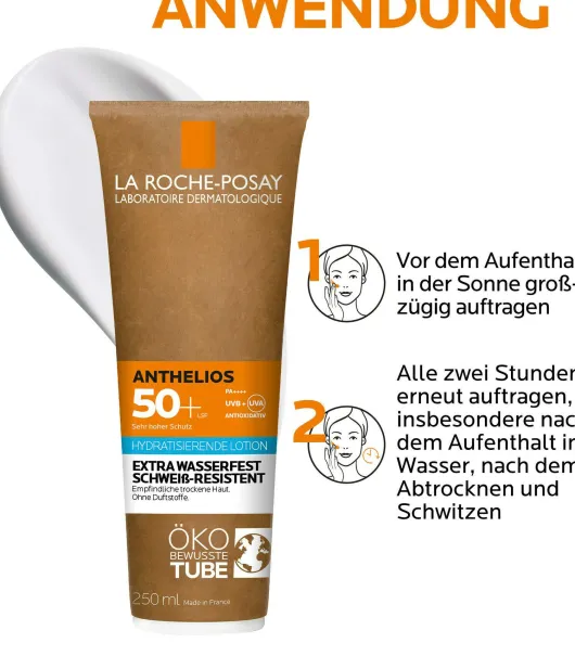 La Roche Posay Anthelios Milch LSF 50+ Papp-Tube 250 ml