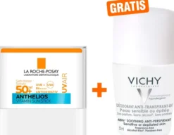 La Roche Posay Anthelios UV Air Stick LSF 50+ 9 g + gratis Vichy Deo Roll-on Anti Flecken 48h 50 ml