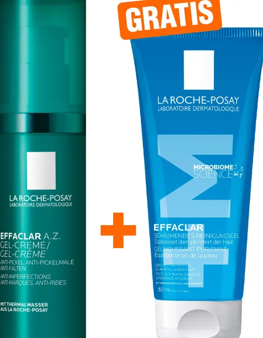 La Roche Posay Effaclar A.Z. Gel-Creme 40 ml + gratis La Roche Posay Effaclar Gel 50 ml Mini