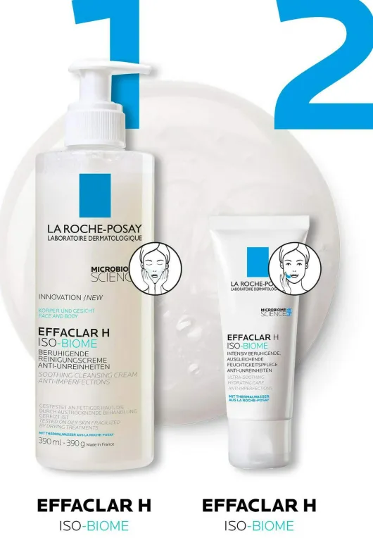 La Roche Posay Effaclar H Iso-Biome Reinigungscreme 390 ml