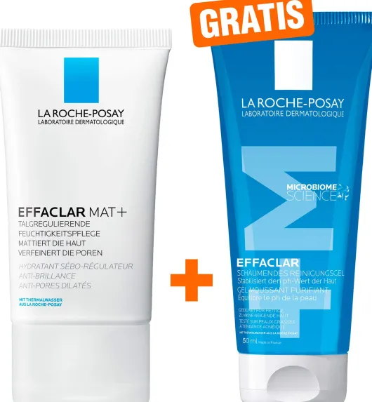 La Roche Posay Effaclar Mat+ 40 ml Creme + gratis Effaclar Gel 50 ml