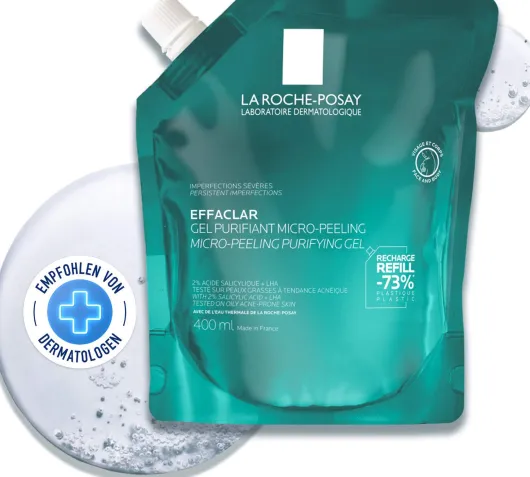La Roche Posay Effaclar Mikro-Peeling Reinigungsgel Nachfüllpack 400 ml