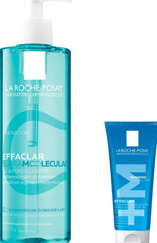 La Roche Posay Effaclar Supramolecular Cleanser 400 ml + gratis La Roche Posay Effaclar Gel 50 ml Mini