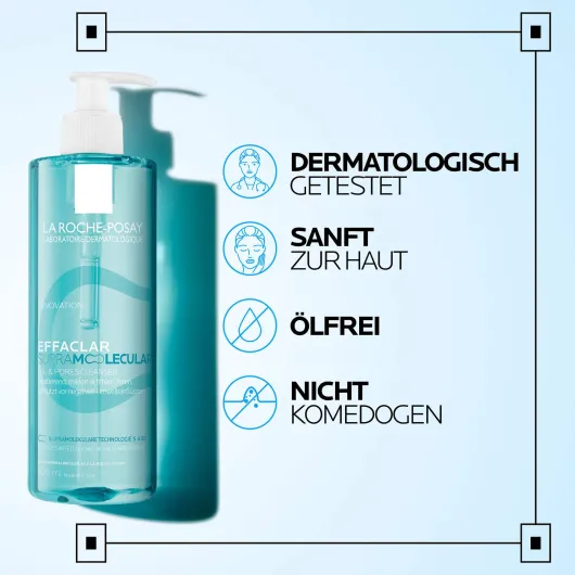 La Roche Posay Effaclar Supramolecular Cleanser 400 ml + gratis La Roche Posay Effaclar Gel 50 ml Mini