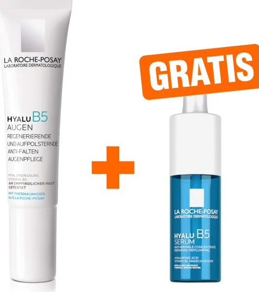 La Roche Posay Hyalu B5 Augen Creme 15 ml + gratis Hyalu B5 Serum 10ml