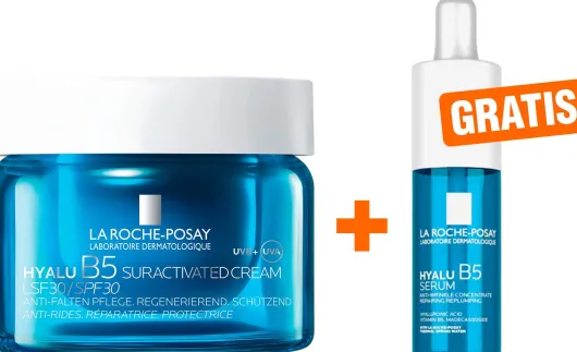 La Roche Posay Hyalu B5 Suractivated Cream LSF 30 50 ml + gratis La Roche Posay Hyalur B5 Serum 10 ml
