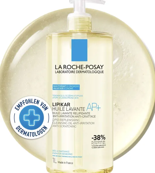 La Roche Posay Lipikar Dusch- und Badeöl AP+ 1000 ml